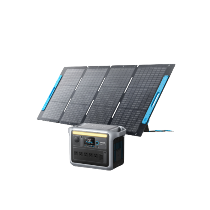 Anker SOLIX C1000 Portable Power Station (1056Wh | 1800W) with 200W Solar Panel