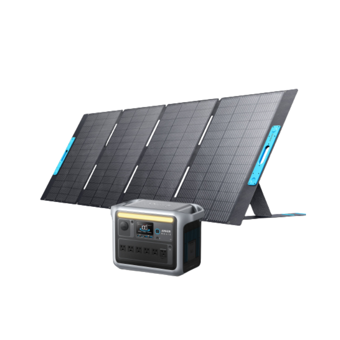 Anker SOLIX C1000 Portable Power Station (1056Wh | 1800W) with 400W Solar Panel