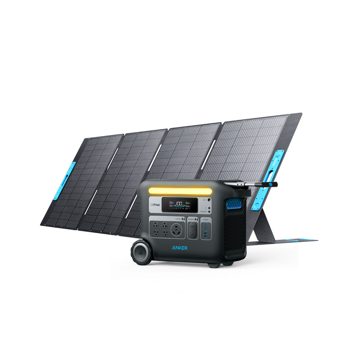 Anker SOLIX F2000 (PowerHouse 767) Solar Generator (2048Wh | 2400W) with 400W Solar Panel