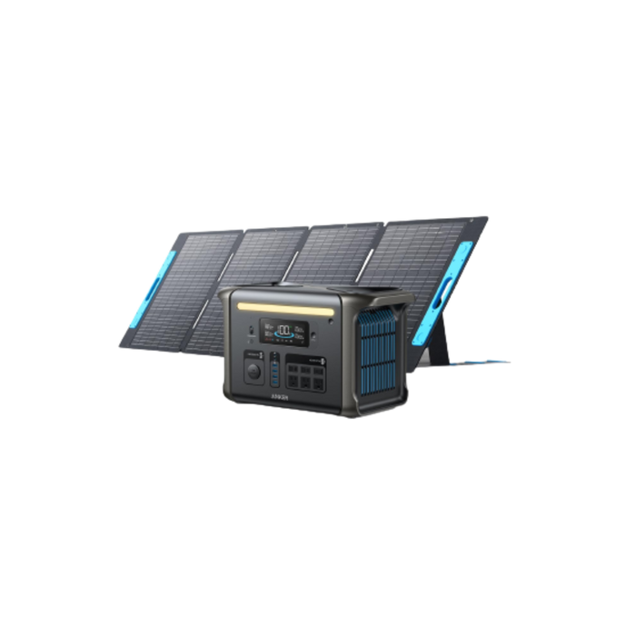 Anker SOLIX F1500 Solar Generator - 1536Wh | 1800W | 200W Solar Panel