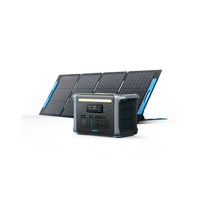 Anker SOLIX F1200 Solar Generator - 1229Wh | 1800W | 200W Solar Panel