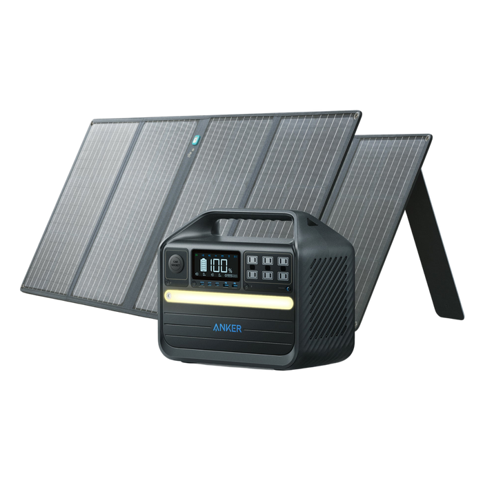 Anker 555 Solar Generator - 1024Wh | 1000W | 200W Solar Panels