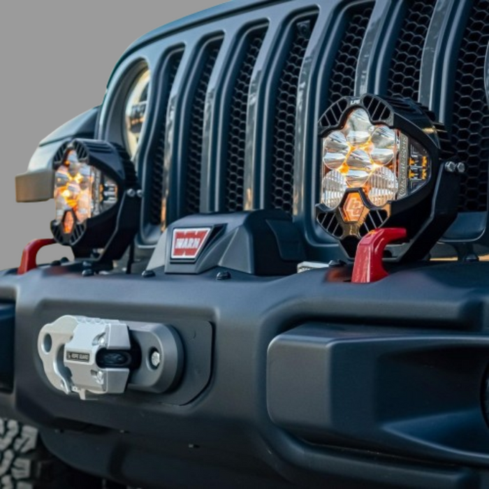 Jeep JL/JT LP6 Pro Bumper Light Kit - Jeep 2020-24 Gladiator; 2018-24 Wrangler JL; NOTE: w/ OE Steel Bumper
