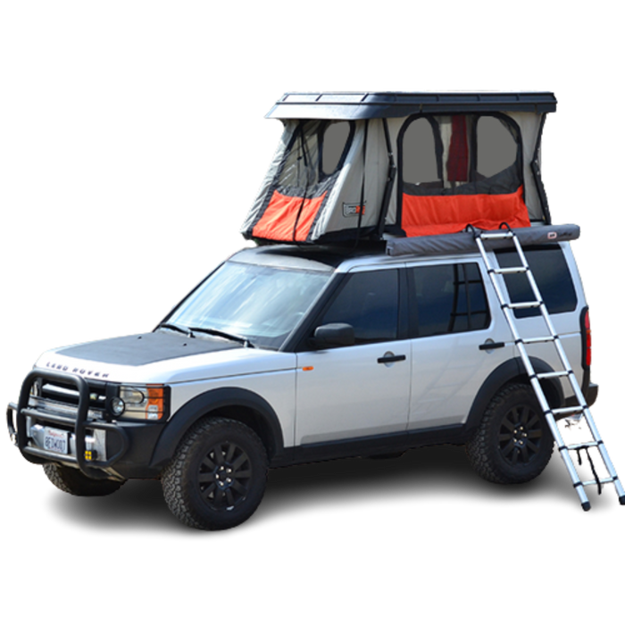 Land Rover LR3 / LR4 / Discovery 3 / Discovery 4  Rooftop Tent w/ Low Mount Crossbars