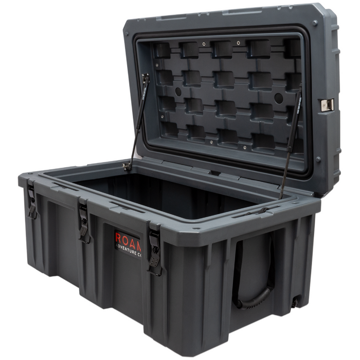 ROAM 160L Rugged Case - heavy-duty storage box shown in black