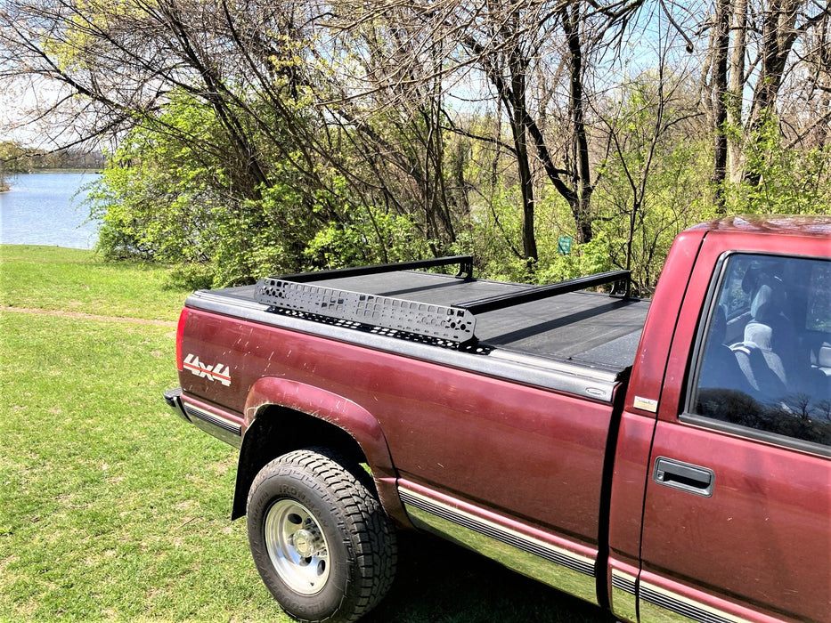 Tacoma / Ford Ranger Roof Rack - Retractable Covers with T-Slots