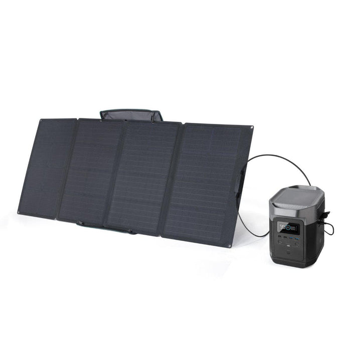 EcoFlow DELTA + 160W Portable Solar Panel