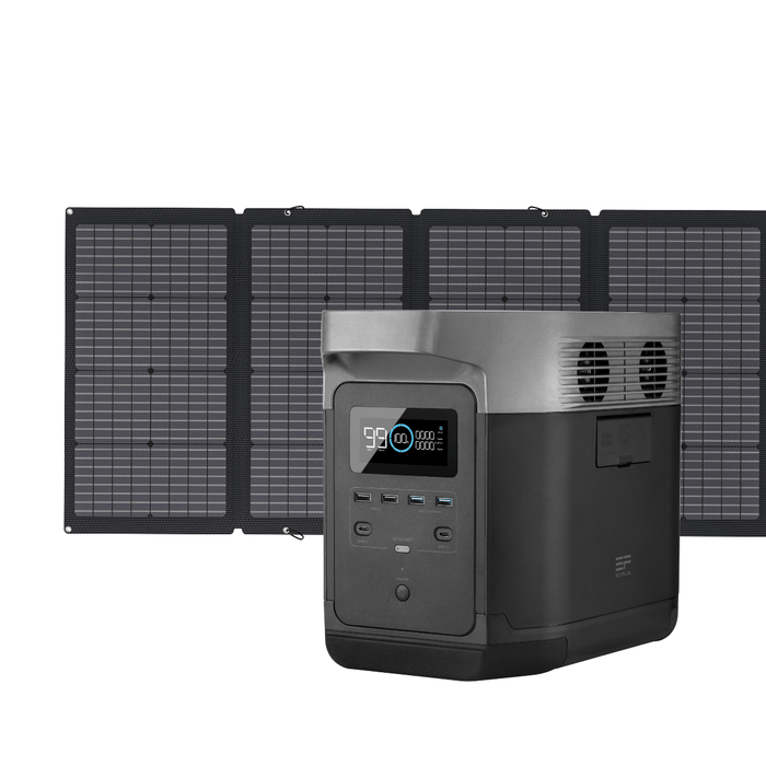 EcoFlow DELTA Max + 220W Portable Solar Panel