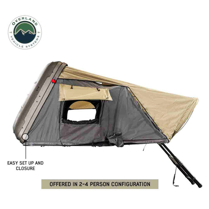 OVS HD Bundu Hard Shell Roof Top Tent - 2-4 Person